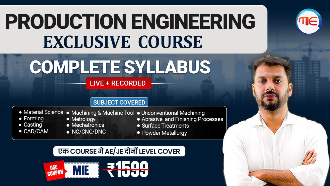 Production Engineering Exclusive Course: Complete Syllabus (Live + Recorded)