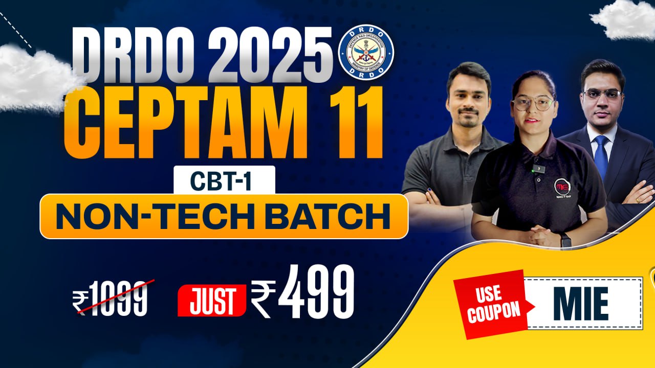 DRDO Non-Tech Course 2025 for Mechanical | CBT-1 Prep