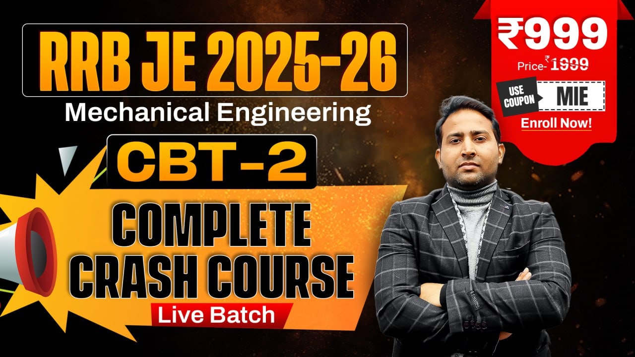 RRB JE CBT-2 Crash Course (Technical)