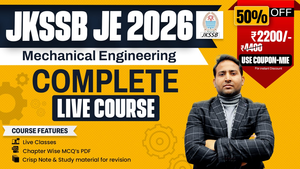 JKSSB JE 2026 LIVE Course | Complete Exam Preparation Program