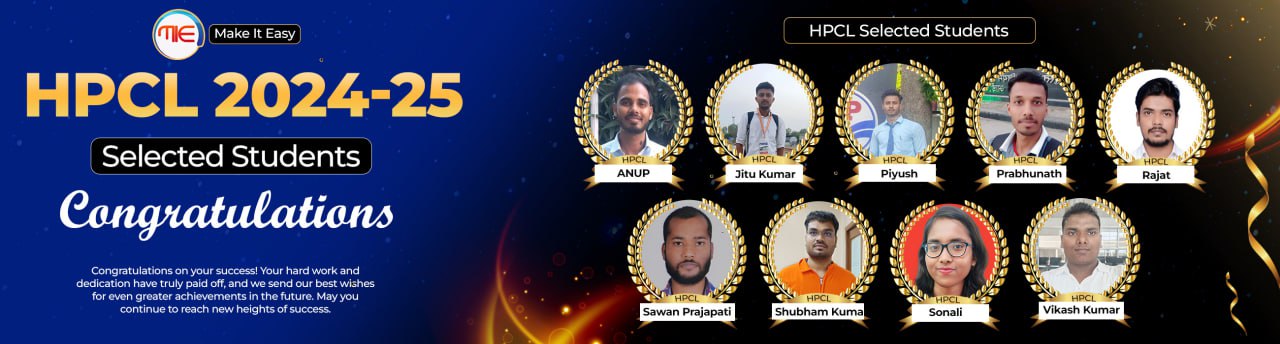 HPCL 2024-25 Selected Students